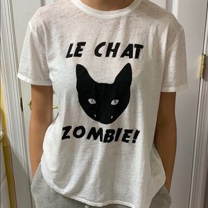 Le Chat Zombie Tee
